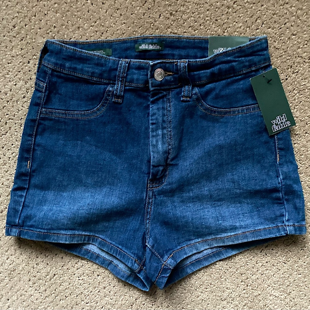 NWT Wild Fable High Rise Jean Shorts Size 4 / 27